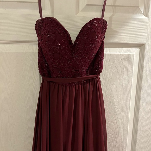 Mori Lee bridesmaid dress - size 4 - Picture 1 of 5